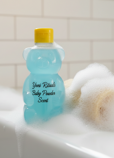 Baby powder scented body wash